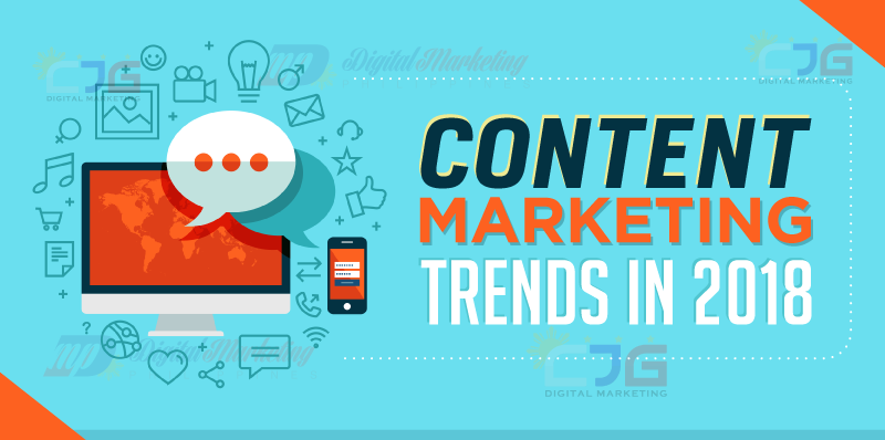 Content Marketing Trends in 2018 cover