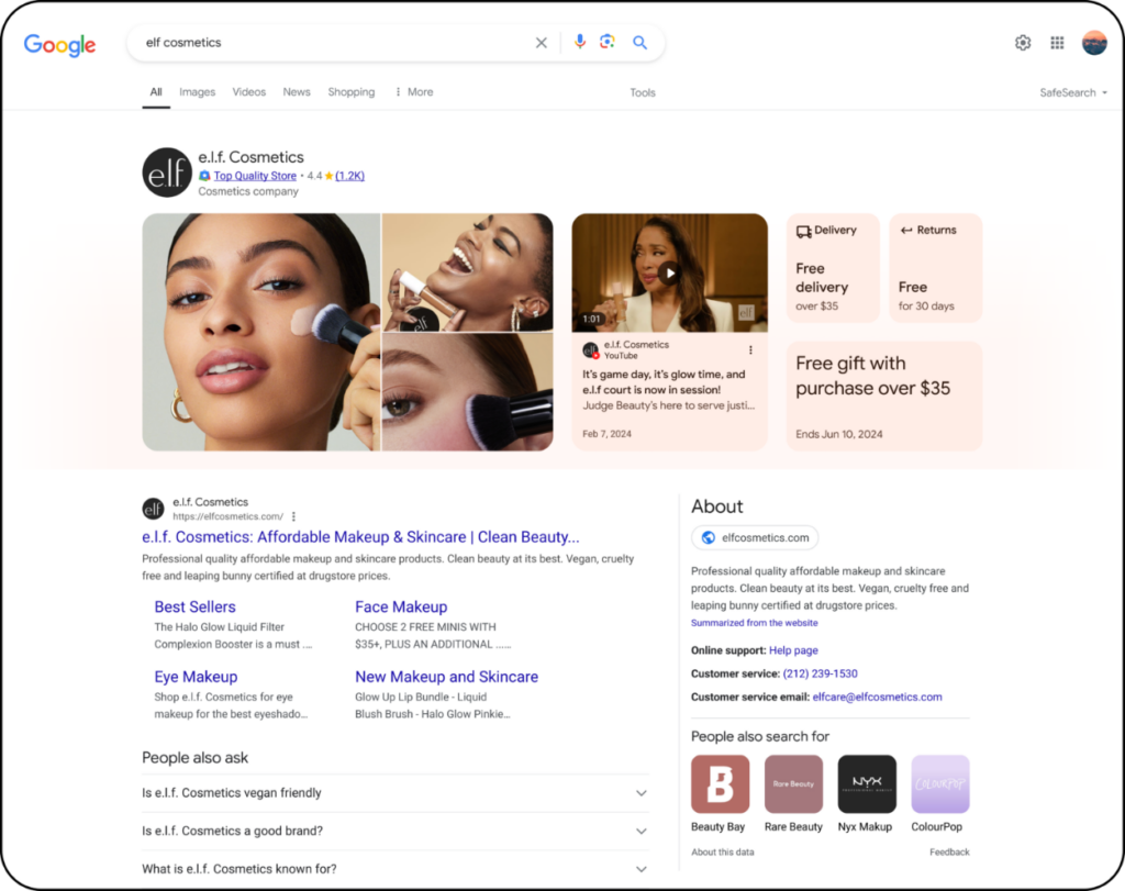 Google also announced enhanced brand profiles in its search results. These profiles are made using the information from Google Merchant Center, a platform for businesses to manage their appearance on Google e-commerce products.&nbsp;